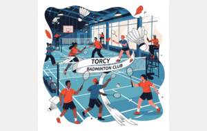 🏸💥 Bienvenue sur le site du Torcy Badminton Club ! 💙🖤